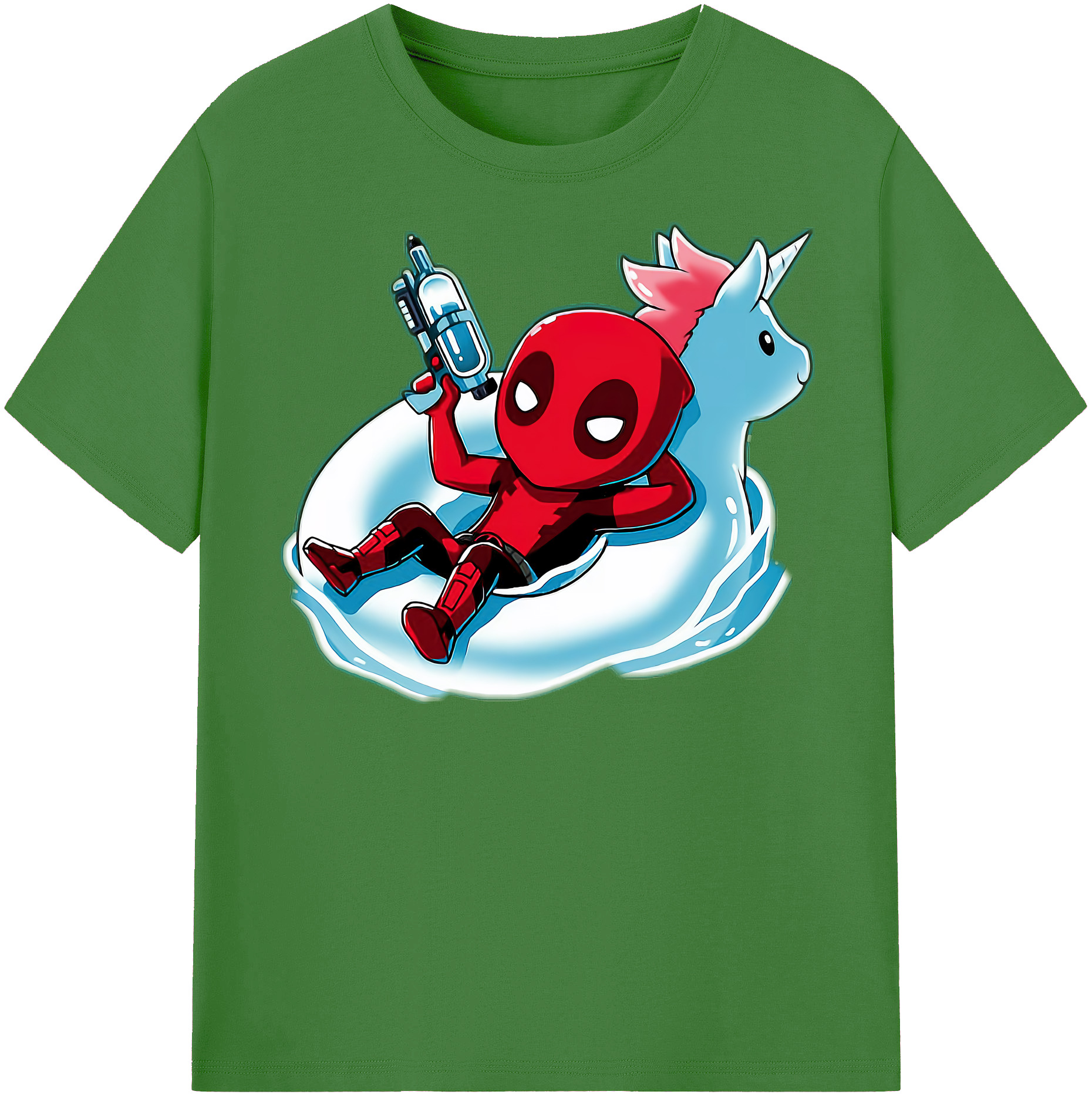 （画像用） Deadpool デッドプール レディースカジュアルプリントTシャツ（綿100％）